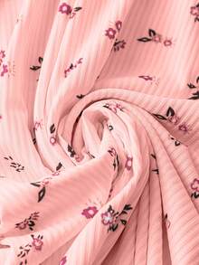 SHEIN Unity 大码夏季休闲碎花吊带连衣裙 - 彩色 - View 4
