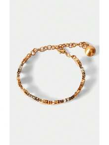 Noxbound Metal Color Matching Alloy Bracelet,BOHEMIAN/Modern/Chic,Layered/Gemstone/Beaded/Crystals,Summer/Beach/Prom/Part/Vacation/Travel,For Mom/Women/Girl/Mother,Daily Wear/Work Day,Gold - Gold - View 5