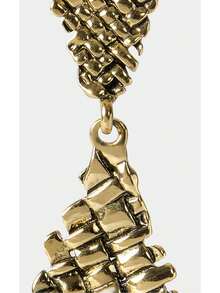 Noxbound 18K Gold-Plated Fashionable Simple Atmosphere Daily Wear Earrings - Yellow Gold - View 6