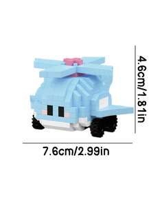 MINKOJA A Set Of Aesthetic Animal Vehicle Building Blocks – Chic Stylized Transport Figurine – Dreamy Desktop Accent For Minimalist Home Decor – Sentimental Valentine's Day & Festive Gift For Special Moments - Multicolor - View 18