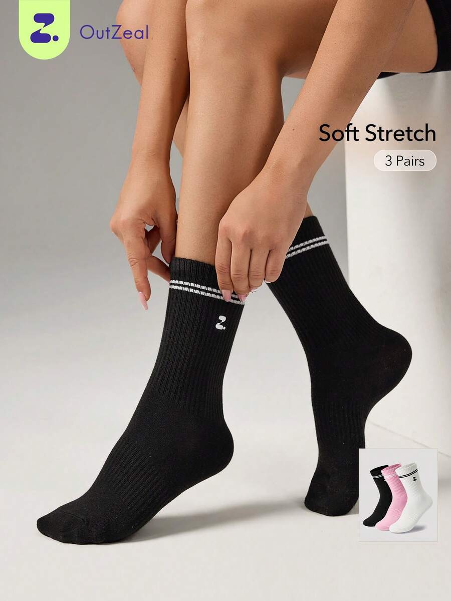 Women's Leisure Sports Tube Socks - Multicolor - View 1