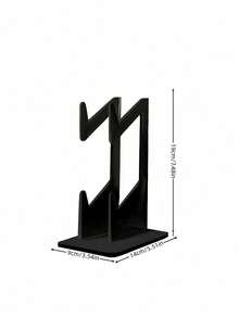 Suporte universal de dupla camada para fone de ouvido e controle de jogos, em plástico resistente, preto, para mesa, organizador de periféricos, economiza espaço, ideal para casa, escritório e jogos. - Multicolorido - Ver 11