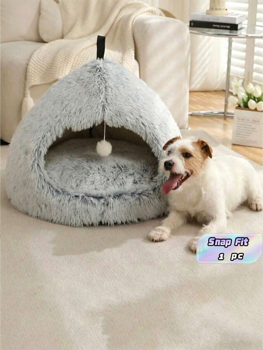A Cat House Suitable For Indoor Use In Autumn And Winter, With Plush Insulation, Dog Beds, Dog Mats, Soft And Comfortable Pet Beds, Anti Slip And Machine Washable