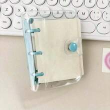 Bộ 1 cuốn sổ tay mini Macaron, sổ nhật ký cầm tay, 80 tờ giấy rời, thích hợp cho năm học mới. - Nhiều màu - Xem 12