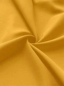 Áo hai dây màu cam gợi cảm cỡ lớn với dây chéo, thích hợp cho kỳ nghỉ biển. - Màu vàng - Xem 7