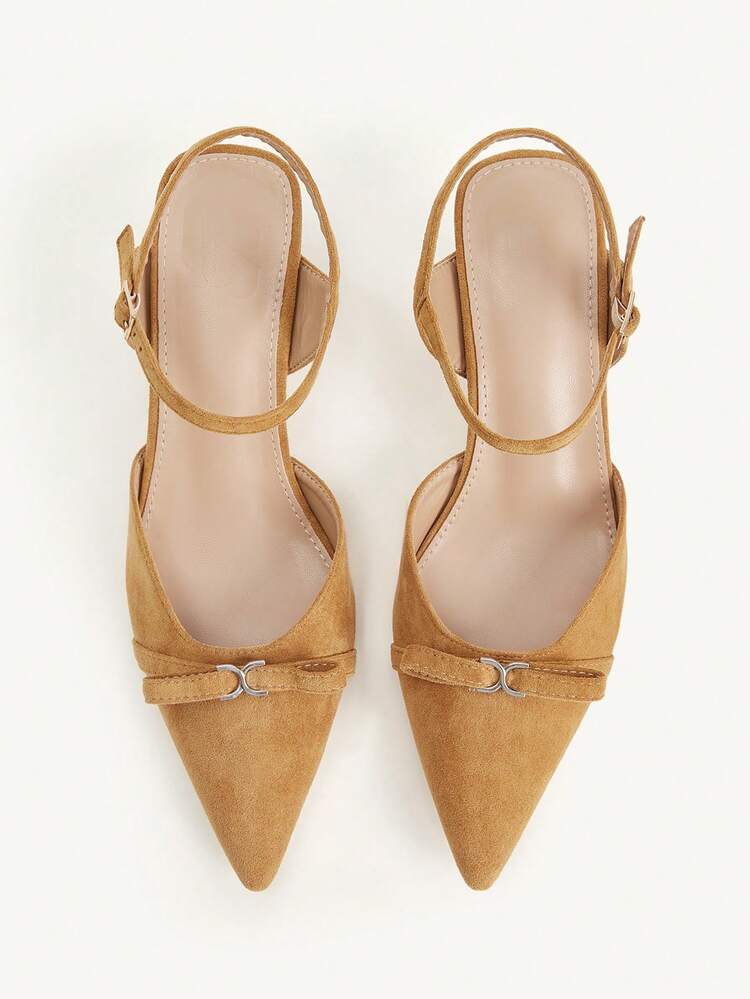 CUCCOO CHICEST Spring And Summer Sole Saddle Strap Fashionable Women's Hollow High Heels Autumn Shoes
