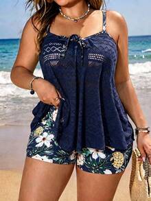 Women Plus Size Sports Dresses - Blue 2 - View 11