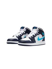 Nike Air Jordan 1 Mid Teen Sneakers Green DQ8423 - Multicolor - View 3