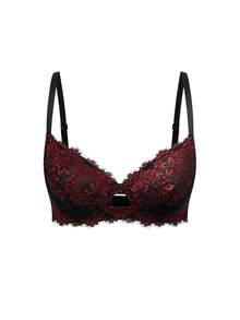 AltCore Women's Soft & Comfortable Multi-Color Lace & Mesh Splice Bra,Dreamy Elegant Front Hollow-Out Details,Lift & Support Perfect Fit Lingerie,1pc - Multicolor - View 5