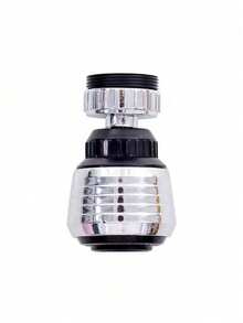 1PC 360 Degree Rotating Faucet Extender Stainless Steel Water Saving Anti Splash Filter Dual Flow Mode Pressure Booster For Bathroom Toilet Kitchen Sink Basin Lavatory Daily Home Water Tap Attachment Accessory - Multicolor - View 15