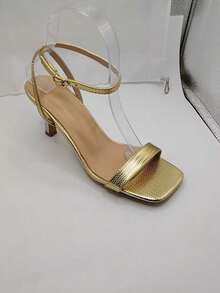 CUCCOO BIZCHIC Women's High Heel Sandals - Golden snake pattern - View 10
