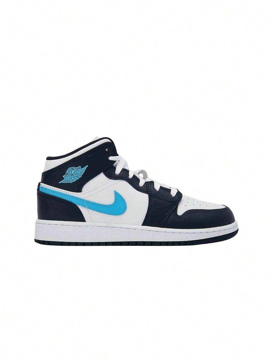 Nike Air Jordan 1 Mid Teen Sneakers Green DQ8423 - Multicolor - View 1