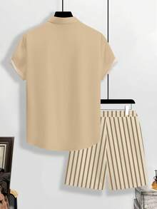 NEOREFINED Men Shirt Co-Ords - Multicolor - View 2