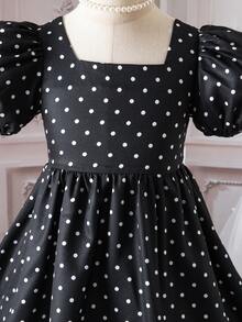 SHEIN Đầm chiffon họa tiết hoa nhí không tay cho bé gái - Nhiều màu - Xem 8