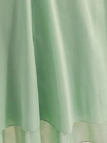 Girls' Sage Green Elegant Sleeveless Formal Flower Girl Dress, Everyday Wear Wedding Summer - Green - View 8