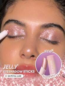 SHEGLAM Crystal Jelly 亮片眼影棒-Petal Luxe 品牌美妝化妝品 適合女士與女孩 - 04 Petal Luxe - 查看 1