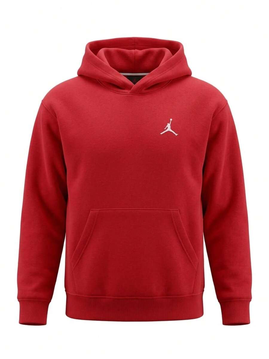 Jordan Brooklyn Men's Hoodie Red - Red - View 1