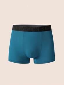 Set Of 7 Simple And Comfortable Boxer Briefs For Men - Blue - View 3