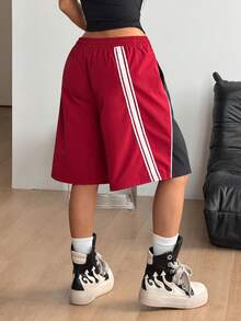 Coolane 男女夏季街头服饰比赛日运动狂欢节服装印花透气网眼运动短裤 - 彩色 - 查看 2