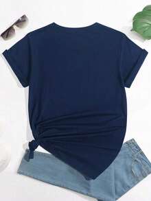 Women T-Shirts - Blue - View 2