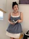 Blue and White