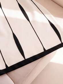 GlowEve Color-Blocked Striped Knit Strapless Dress - Multicolor - View 4