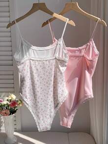 SHEIN Comfortcana Bộ đồ liền thân nữ - Nhiều màu - Xem 2
