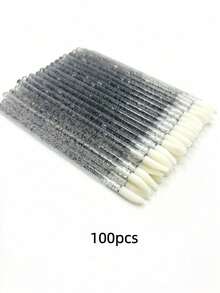 100pcs/50pcs Professional Lip And Eyelash Brushes - High-Quality Disposable, Sparkling Crystal Lashes, Ultra-Fine Micro Brushes For Precise Eyelash Extension Applicator And Gentle Makeup Cleaner - Beauty Makeup Tools - Multicolor - View 18
