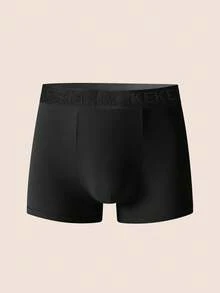SHEIN 7pcs/Set Men's Comfortable Solid Color Minimalist Boxer Briefs - Multicolor - View 4