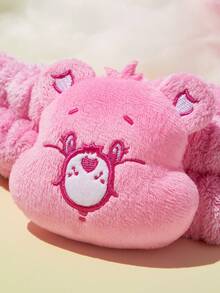 SHEIN X Care Bears 1 băng đô mềm thấm hút, 2 băng đeo cổ tay, thoải mái và tiện lợi khi rửa mặt và tắm. - Hồng - Xem 6