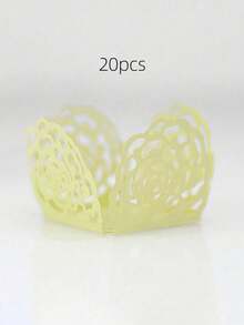 20PCS Lace Paper Candy Box - Elegant Dessert Cups With Magnetic Flap Closure For Wedding Party Favors, Mother's Day Gifts & Baking Tools Storage - Multicolor - View 21