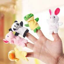 MINKOJA 2/5/10/20pcs Finger Puppets Set, Cute Animal Style Finger Puppets, Soft Finger Puppets Toy ,Party Favors For Shows, Suitable For Holiday Party Favors Holiday Photo Supplies(Random Style) - Multicolor - View 7