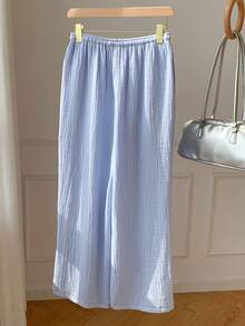 SHEIN Comfortcana Women Pants - Blue - View 2