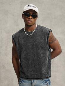 PAVTROS Men Tank Tops Cotton - Black - View 7