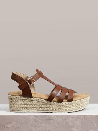 Styleloop Giày sandal đế xuồng dây đan cho nữ, phong cách nghỉ dưỡng BOHO Chic Retro American Western, trang phục dự tiệc lễ hội âm nhạc cho Giáng sinh, Ngày Valentine, trang phục du lịch, đồ dùng cần thiết cho mùa hè.