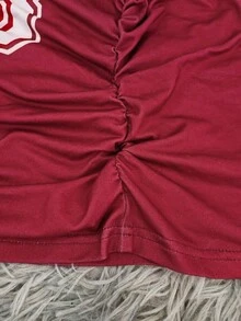 Glimmora Áo polo tay ngắn in họa tiết phong cách retro thập niên 2000 dành cho nữ, thời trang và thoải mái, phù hợp với xu hướng hiện tại, thích hợp cho mặc hàng ngày, dự tiệc và các lễ hội âm nhạc. - Nhiều màu - Xem 6
