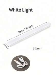 1 件 LED 运动传感器橱柜灯，磁性 USB 可充电夜灯（10/20/30/50 厘米）适用于厨房、卧室、橱柜、衣柜、楼梯、走廊照明 - 白色 - 查看 14