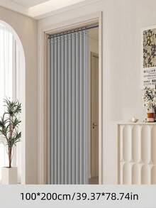 1pc Magnetic Folding Door Curtain, Equipped With Hooks, Available In Various Colors, Suitable For Space Division In Living Rooms, Bedrooms And Kitchens, As Well As Room Decoration. - Multicolor - View 11