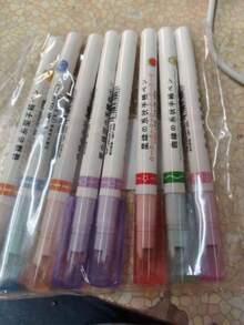 Penna a doppia linea con curva ondulata, pennarello ad asciugatura rapida, penna per bullet journal, cancelleria colorata per studenti, penna fluorescente, forniture scolastiche in stile saudita - multicolore - Visualizzare 5