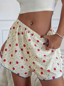 Women Sleep Bottoms - White - View 4