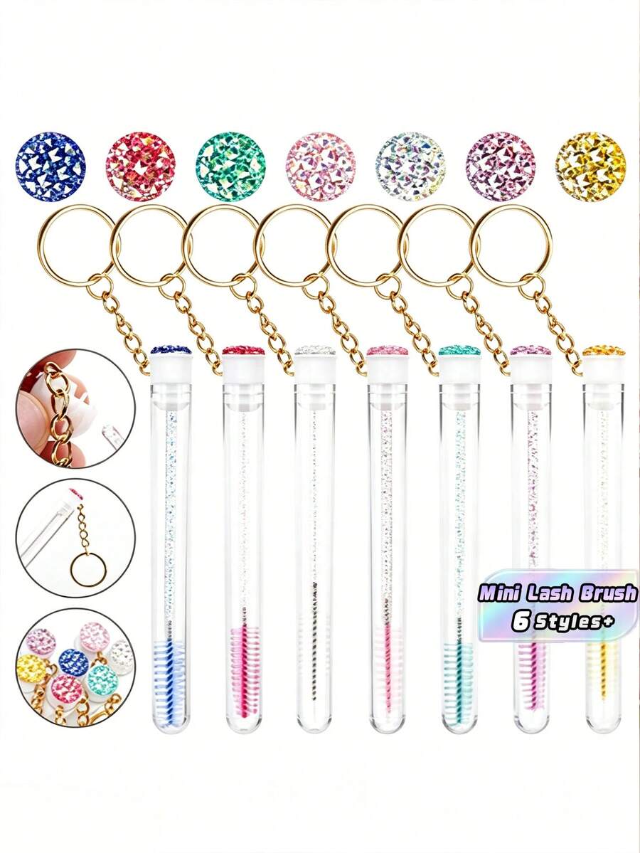 10/20 Flash Mascara Brushes Reusable Diamond Eye Black Stick In The Tube - Multicolor - View 1