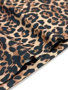 SHEIN Sweetro Sweetra Women's Leopard Print Mermaid Hem Fitted Elegant Halter Neck Dress Maxi Women Outfit Flirla Women Leopard Print Halter Neck Bodycon Fish Tail Dress Maxi Women Outfit Women's Leopard Print Mermaid Hem Fitted Elegant Halter Neck Dress Maxi Women Outfit SHEIN Unity 1pc Women Minimalist Fashion Elegant Elegant Short Dress Y2K Outfit Holiday Party Birthday Dress  Maxi Women Outfit - Multicolor - View 7
