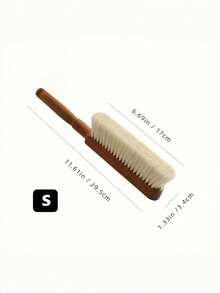 Madebyblanc 1 Chổi phủi bụi bằng sợi tự nhiên mềm mại, có thể tái sử dụng, cán gỗ bền chắc, dùng để vệ sinh đồ đạc trong nhà, ghế sofa, giường, quần áo, dụng cụ lau chùi đa năng trong gia đình. Không kèm dây đeo. - Màu gỗ đàn hương - Xem 14