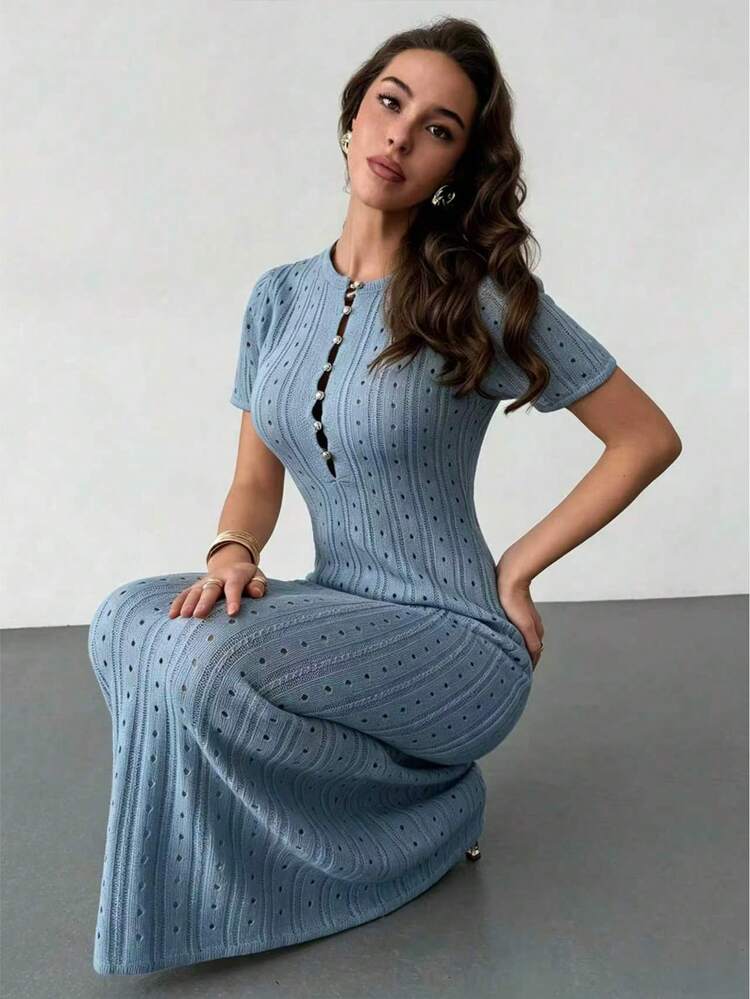 shape lime knit underbust detail halterneck bodycon dress Tie Back Maxi | Dresses skimming fit in this Size:12 Sierra Windowpane Tweed Dress Tamanho:XXS