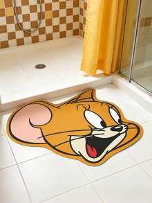 TOM & JERRY X SHEIN 1 Piece Special-Shaped LOGO Decorative Carpet - contracted design - View 8
