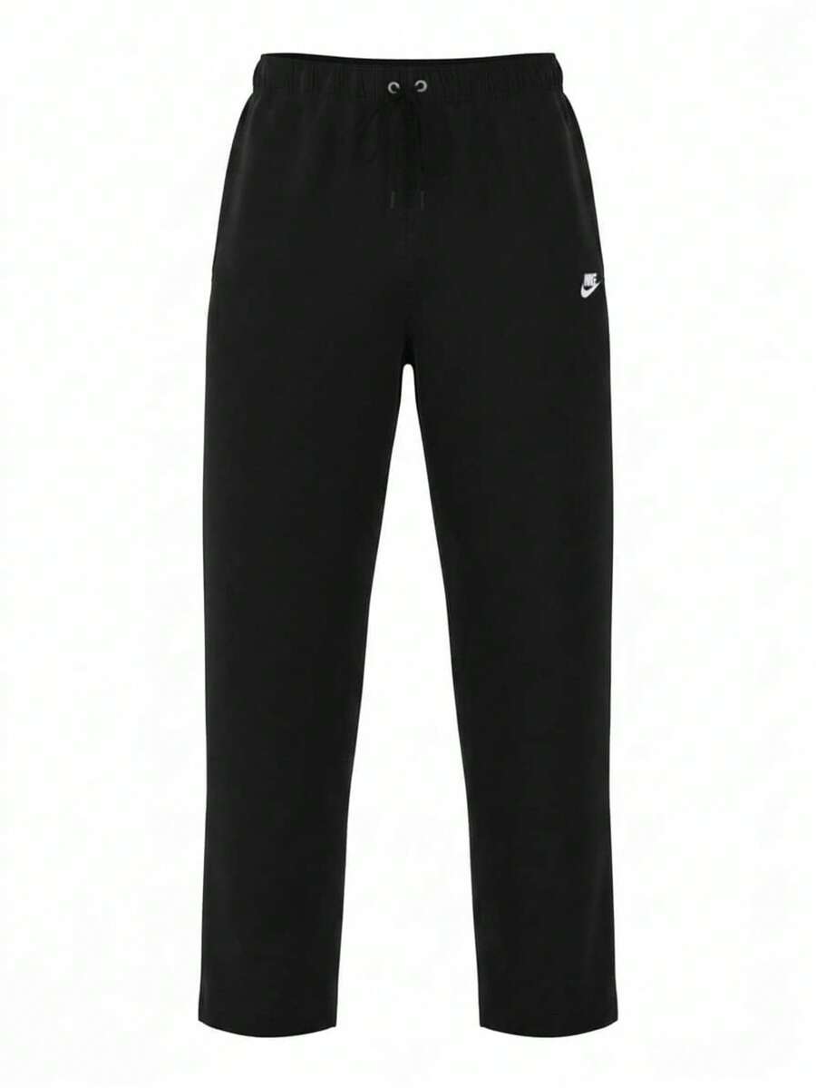 Club Men's Open-Hem Trousers Black - Black - View 1