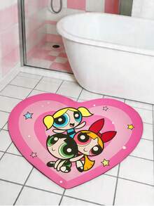 THE POWERPUFF GIRLS X SHEIN 1 件异形 LOGO 装饰地毯 - 簡約款 - 查看 1