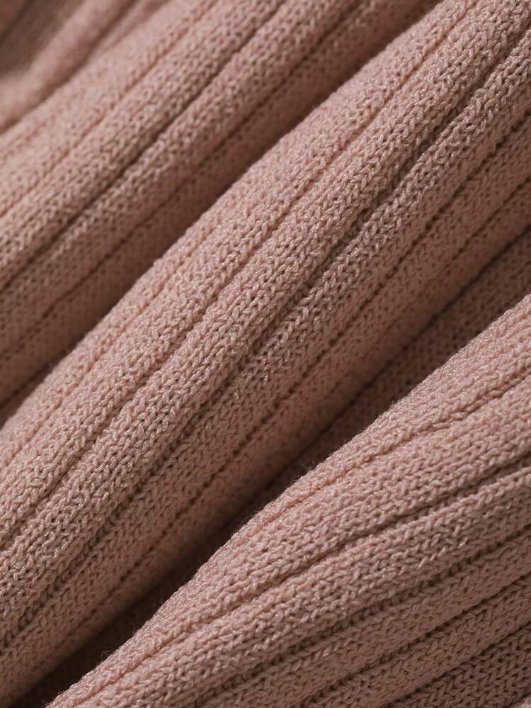 Women's Solid Color Contrast Lace Slim Fit Tie-Waist Casual Vacation Lightweight Knit Sweater Top, Summer