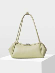 MOTF BOLSO DE HOMBRO PARA MUJER, BOLSO DE MANO VERSÁTIL EXQUISITO Y SENCILLO PARA VIAJES - Verde matcha - Ver 3