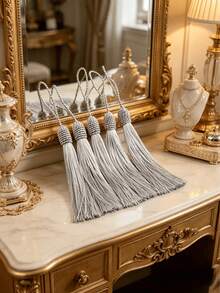 10pcs Polyester Sewing Decoration, Modern Tassel Design Sewing Decoration For Home - one size fits all - View 5